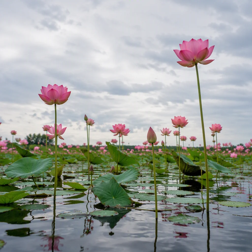 vẽ hoa sen: gợi ý số 30