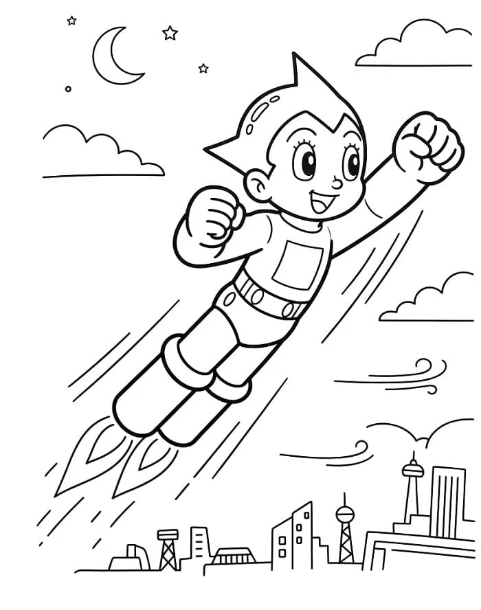 Tô Màu Astro Boy