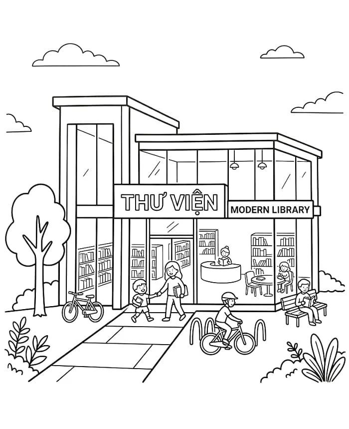 Tô Màu Thư Viện