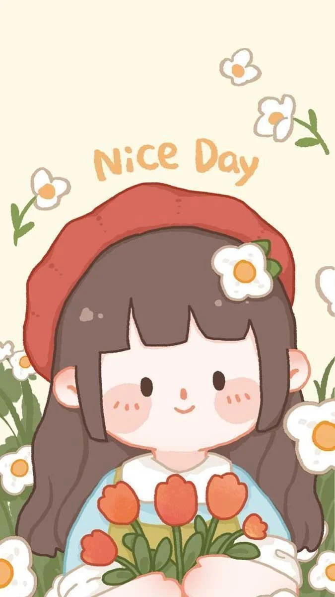Hình nền cute có chữ dễ thương
