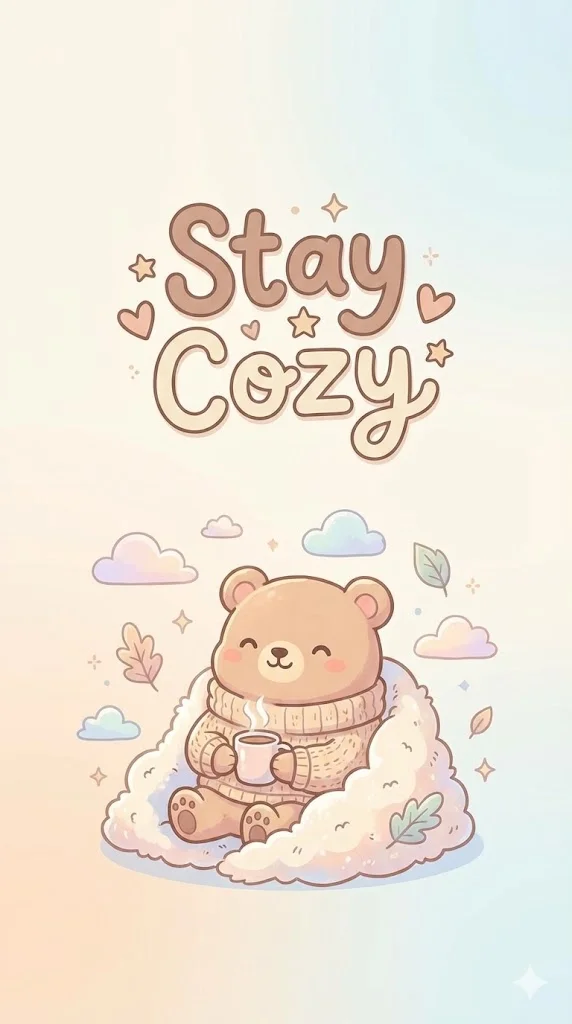 Xu hướng hình nền cute 2026 nổi bật với pastel neon, icon dễ thương, mang năng lượng tươi mới mỗi ngày